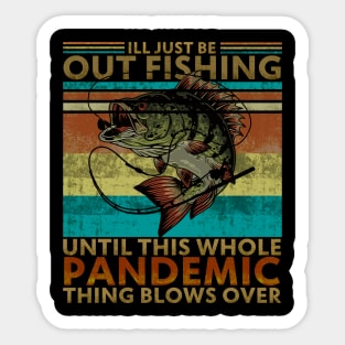 Funny Fishing T-shirt for Dad Sticker